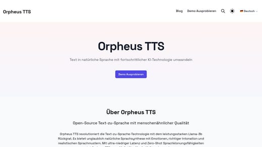 Orpheus TTS